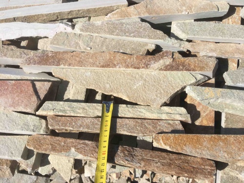 Горбушка златолит золотистый для облицовки купить в Краснодарском крае