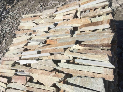 Горбушка златолит золотистый для облицовки купить в Краснодарском крае